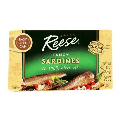 Reese's Fancy Sardines  - Case of 10 - 4.37 OZ