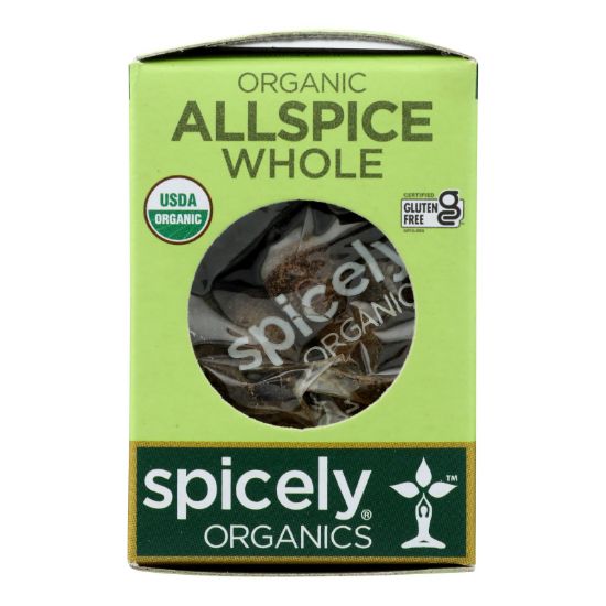 Spicely Organics - Organic Allspice - Whole - Case of 6 - 0.3 oz.