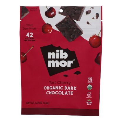 Nibmor - Chocolate Cherry Dark 72% Cacao - Case of 6-3.28 OZ