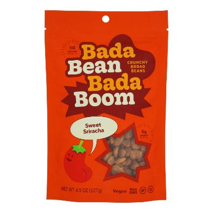 Bada Bean Bada Boom - Crunchy Beans Sweet Sriracha - Case of 6-4.5 OZ