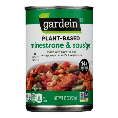 Gardein - Soup Minestrone Plant-based - Case of 12-15 OZ