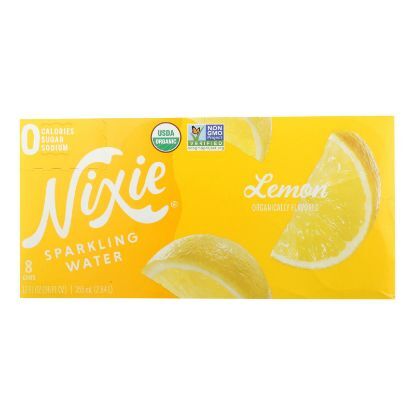 Nixie Sparkling Water - Sparkling Water Lemon - Case of 3 - 8/12 FZ