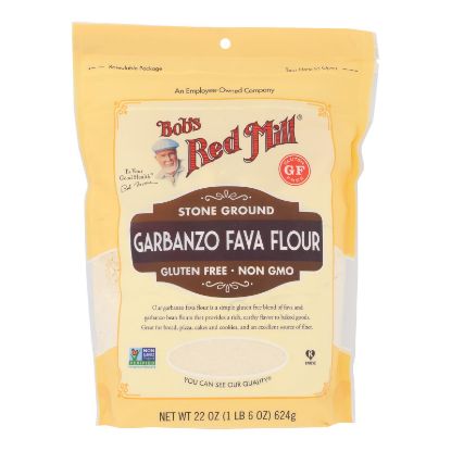 Bob's Red Mill - Flour Garbanzo/fava Gluten Free - Case of 4 - 22 OZ