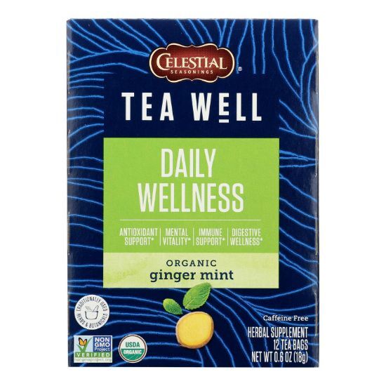 Teawell - Tea Ginger Mint - Case of 6-12 CT