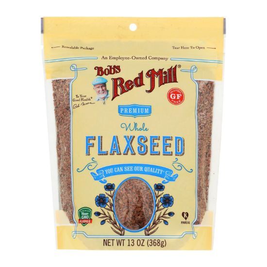 Bob's Red Mill - Flaxseeds Brown Gluten Free - Case of 4-13 OZ