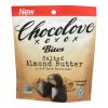 Chocolove Xoxox - Bites - Dark Chocolate Almonds and Sea Salt - Case of 8 - 3.5 oz.