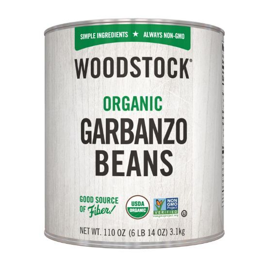 Woodstock Organic Garbanzo Beans - Case of 6 - 110 OZ