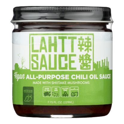 Lahtt Sauce Co - Sauce Chili Oil Vegan - Case of 6 - 7.75 OZ