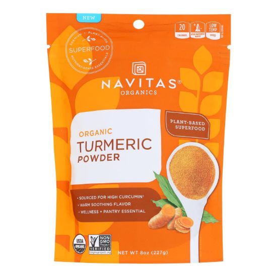 Navitas Organics Turmeric Powder  - Case of 6 - 8 OZ