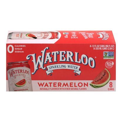 Waterloo - Sparkling Water Watermelon - Case of 3 - 8/12 FZ
