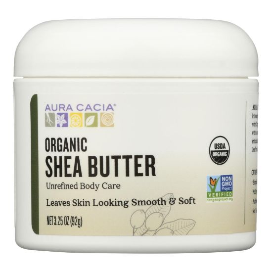 Aura Cacia - Body Butter Shea Unrf - 1 Each - 3.25 FZ