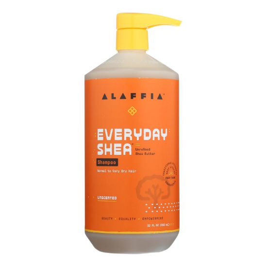 Alaffia Everyday Shea Moisturizing Unscented Shampoo  - 1 Each - 32 FZ