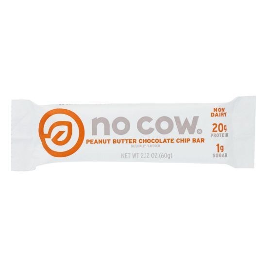 No Cow Bar Protein Bar - Case of 12 - 2.12 OZ