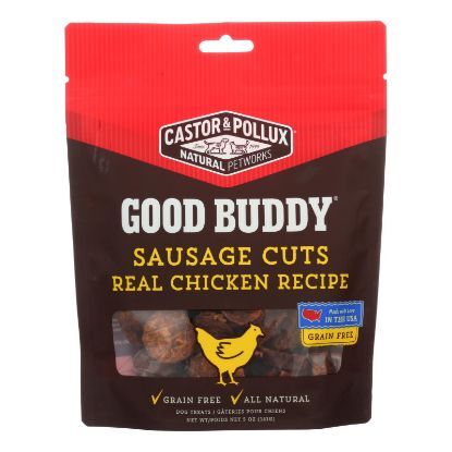 Castor and Pollux - Good Buddy Sausage Cuts - Real Chicken Recipe - Case of 6 - 5 oz.