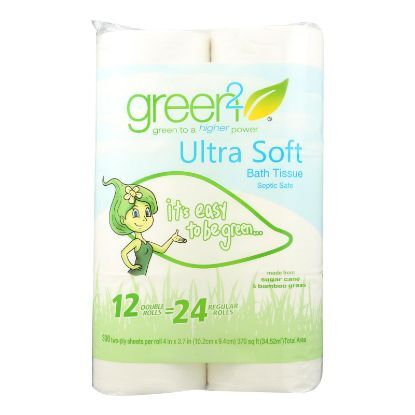 Green 2 Ultra Soft Bath Tissue  - Case of 8 - 12 PK