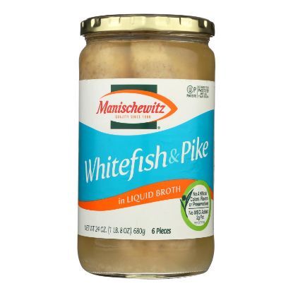 Manischewitz Whitefish & Pike - Case of 12 - 24 OZ