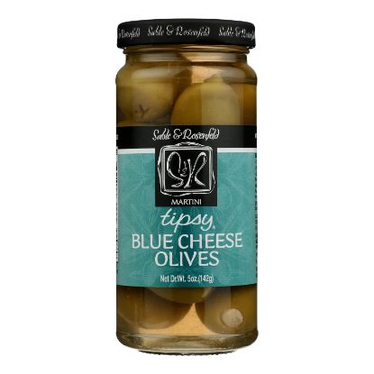Sable and Rosenfeld Tipsy Olives - Blue Cheese - Case of 6 - 5 oz.