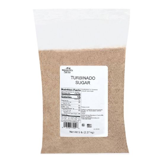 Sweeteners Sugar Turbinado - Single Bulk Item - 5LB