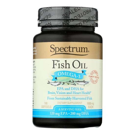 Spectrum Essentials Omega-3 Fish Oil Dietary Supplement  - 1 Each - 100 CAP