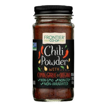 Frontier Natural Products Coop - Chili Powder No Salt - 1 Each 1-1.76 OZ