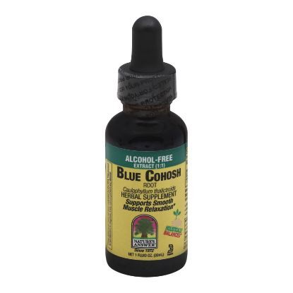Nature's Answer - Blue Cohosh Root Alcohol Free - 1 fl oz