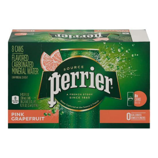 Perrier - Sparkling Min Water Pink Grapefruit - Case of 3-8/11.15Z