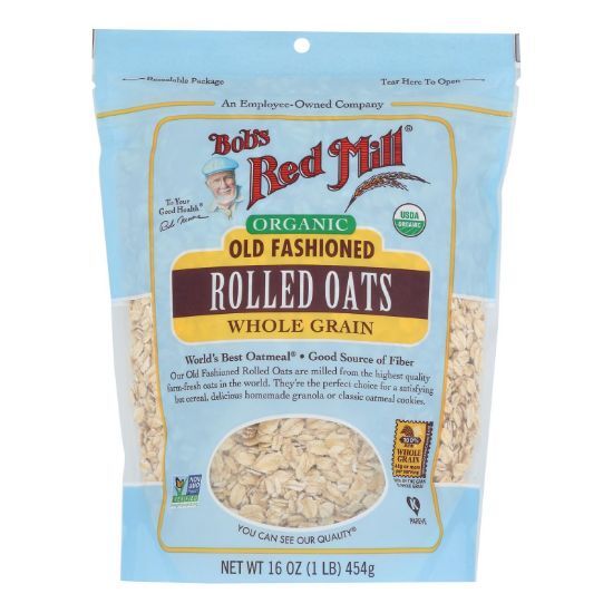 Bob's Red Mill - Organic Old Fashioned Rolled Oats - Case of 4-16 OZ