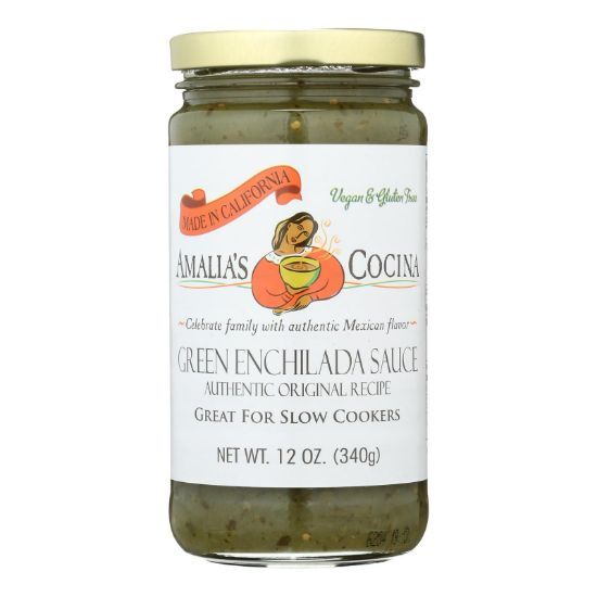 Amalias Cocina - Sauce Green Enchilada - Case of 12-12 OZ