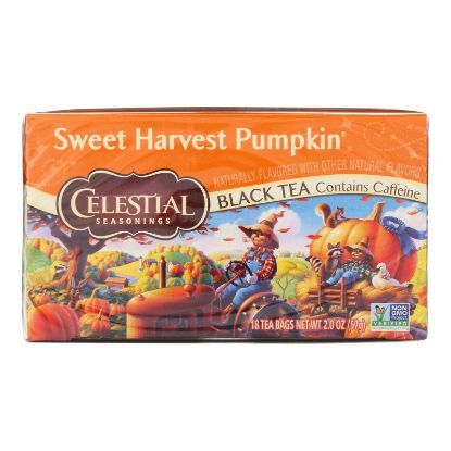 Celestial Seasonings - Black Tea Sweet Harvst Pumpkn - Case of 6-18 BAG
