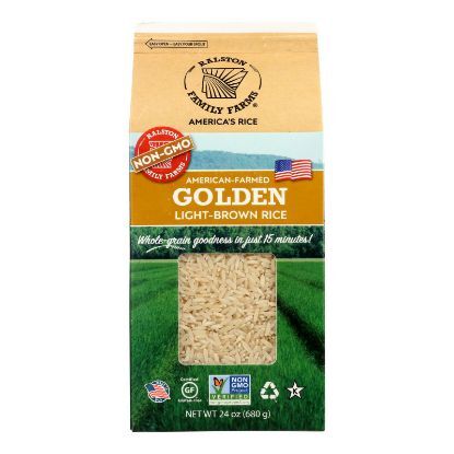 Ralston Family Farms - Rice Golden Light Brown - Case of 6-24 OZ