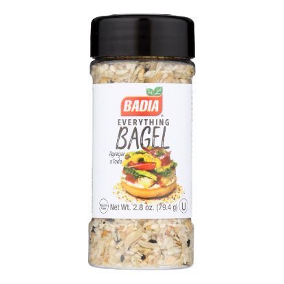 Badia Spices - Spice Everything Bagel - Case of 8 - 2.8 OZ