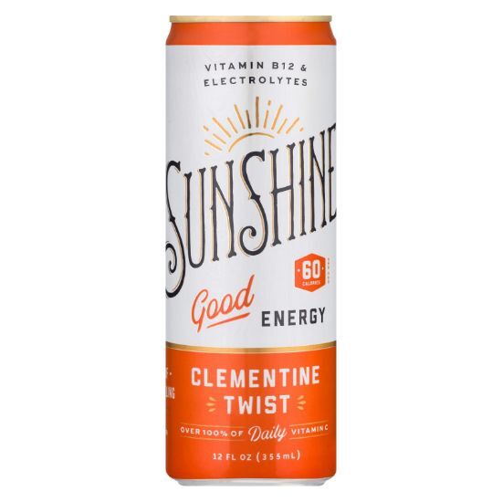 Sunshine Beverages - Soda Clementine Twist - Case of 12-12 FZ