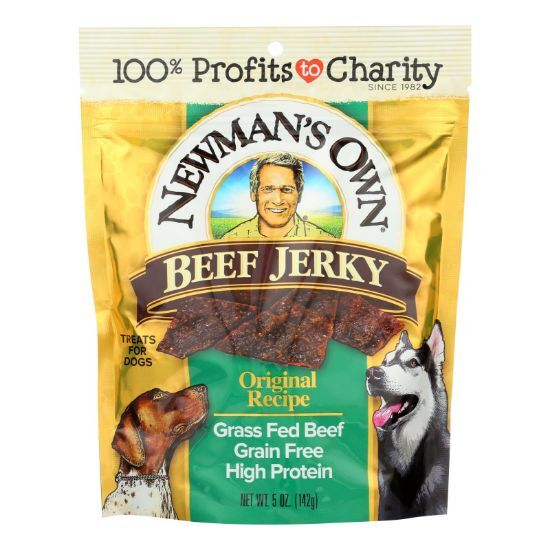 Newman's Own Organic Beef Jerky Original Recipe  - Case of 6 - 5 OZ