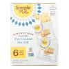 Simple Mills Fine Ground Sea Salt Almond Flour Crackers - Case of 6 - 4.9 OZ