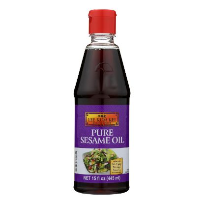 Lee Kum Kee's Pure Sesame Asian Cooking Oil  - Case of 6 - 15 FZ