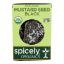 Spicely Organics - Organic Mustard Seed - Black - Case of 6 - 0.5 oz.