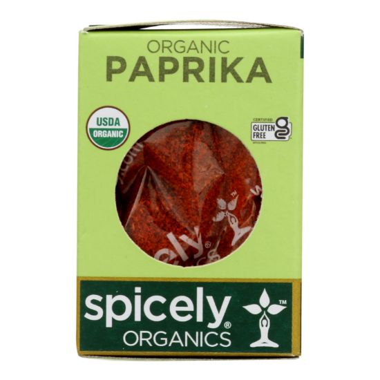 Spicely Organics - Organic Paprika - Case of 6 - 0.45 oz.