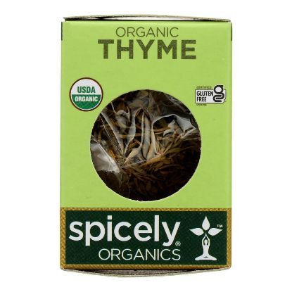 Spicely Organics - Organic Thyme - Case of 6 - 0.1 oz.