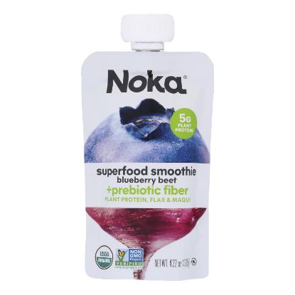 Noka Superfood Blueberry Beet Blend  - Case of 6 - 4.22 OZ