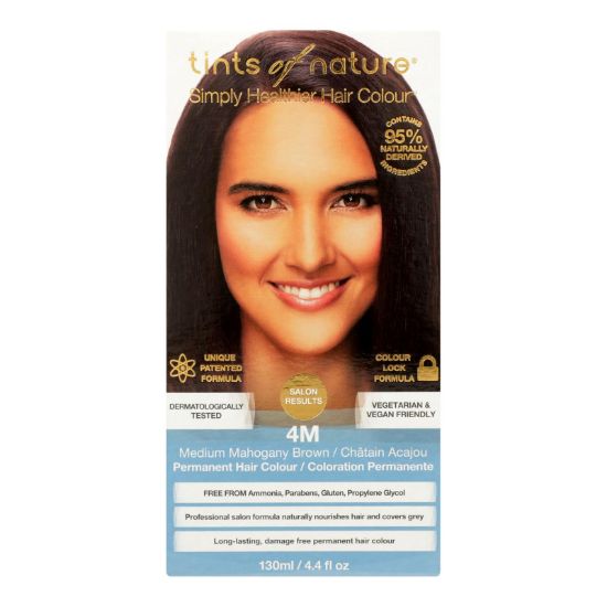 Tints Of Nature 4M Medium Mahogany Brown Hair Color  - 1 Each - 4.4 FZ