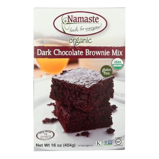 Namaste Foods - Brownie Mix Dark Ch Gluten Free - Case of 6-16 OZ