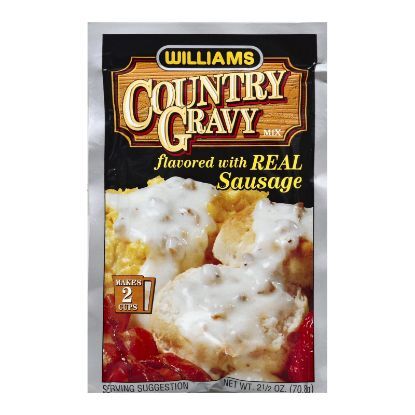 Williams Country Gravy - Real Sausage - Case of 12 - 2.5 oz.