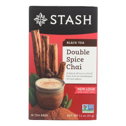 Stash Tea - Tea Black Dble Spice Chai - Case of 6 - 18 BAG