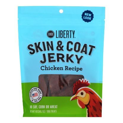 Bixbi - Jerky Skin & Coat Chicken - Case of 6-5 OZ