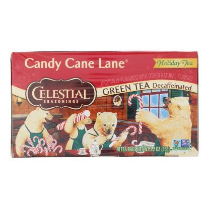 Celestial Seasonings - Green Tea Candy Cn Lane Dcf - Case of 6-18 BAG