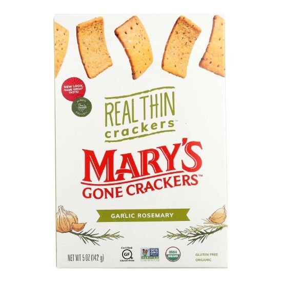 Mary's Gone Crackers Organic & Gluten Free Real Thin Crackers - Case of 6 - 5 OZ