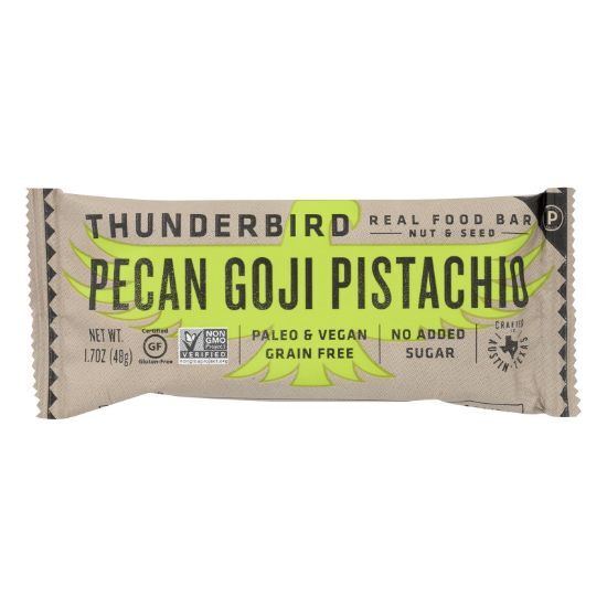 Thunderbird - Bar Pecans Goji Pistachio - Case of 12-1.7 OZ
