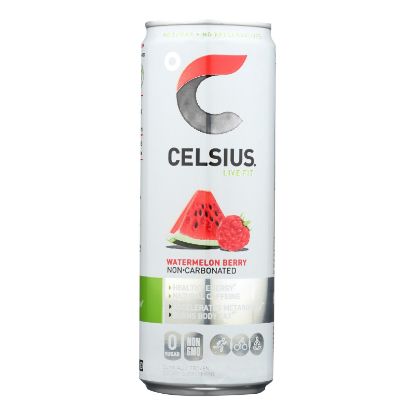 Celsius Natural-Watermelon Berry Non-Carbonated Fitness Drink  - Case of 12 - 12 FZ