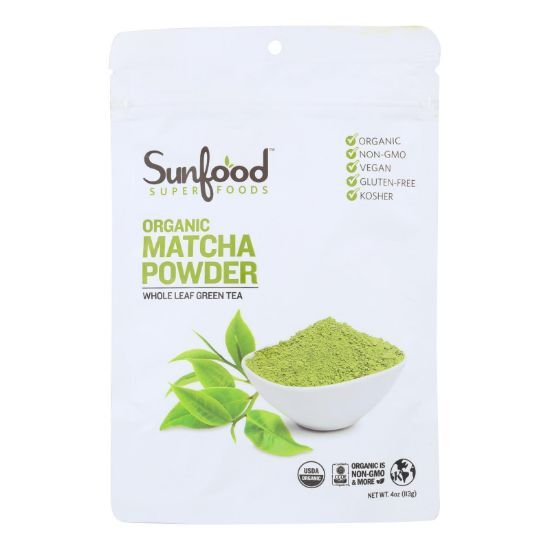 Sunfood - Matcha Powder Green Tea - 1 Each -4 OZ