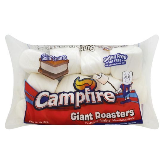 Campfire Giant Roasters Premium Quality Marshmallows - Case of 12 - 12 OZ